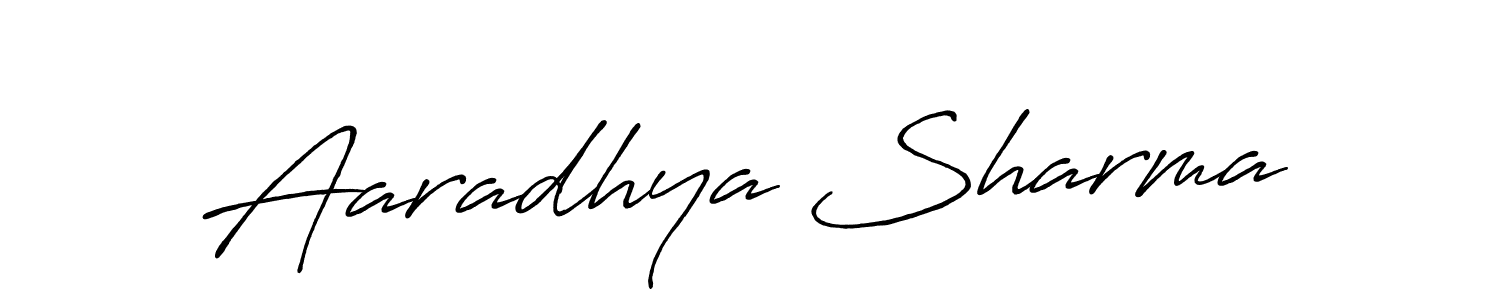 This is the best signature style for the Aaradhya Sharma name. Also you like these signature font (Antro_Vectra_Bolder). Mix name signature. Aaradhya Sharma signature style 7 images and pictures png