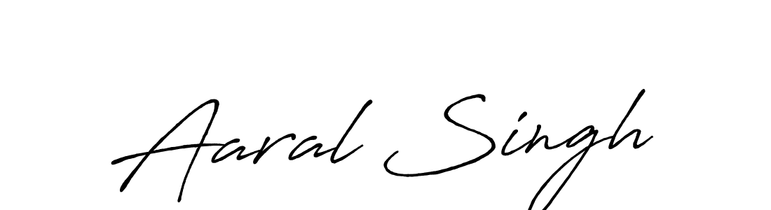 Antro_Vectra_Bolder is a professional signature style that is perfect for those who want to add a touch of class to their signature. It is also a great choice for those who want to make their signature more unique. Get Aaral Singh name to fancy signature for free. Aaral Singh signature style 7 images and pictures png