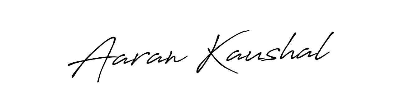 Design your own signature with our free online signature maker. With this signature software, you can create a handwritten (Antro_Vectra_Bolder) signature for name Aaran Kaushal. Aaran Kaushal signature style 7 images and pictures png