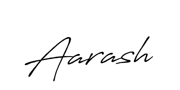 Design your own signature with our free online signature maker. With this signature software, you can create a handwritten (Antro_Vectra_Bolder) signature for name Aarash. Aarash signature style 7 images and pictures png