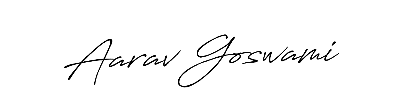 if you are searching for the best signature style for your name Aarav Goswami. so please give up your signature search. here we have designed multiple signature styles  using Antro_Vectra_Bolder. Aarav Goswami signature style 7 images and pictures png