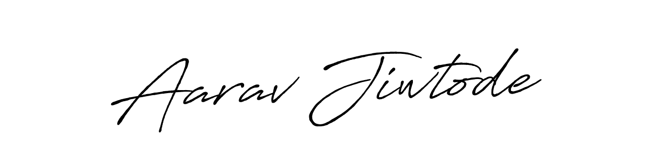 How to make Aarav Jiwtode signature? Antro_Vectra_Bolder is a professional autograph style. Create handwritten signature for Aarav Jiwtode name. Aarav Jiwtode signature style 7 images and pictures png