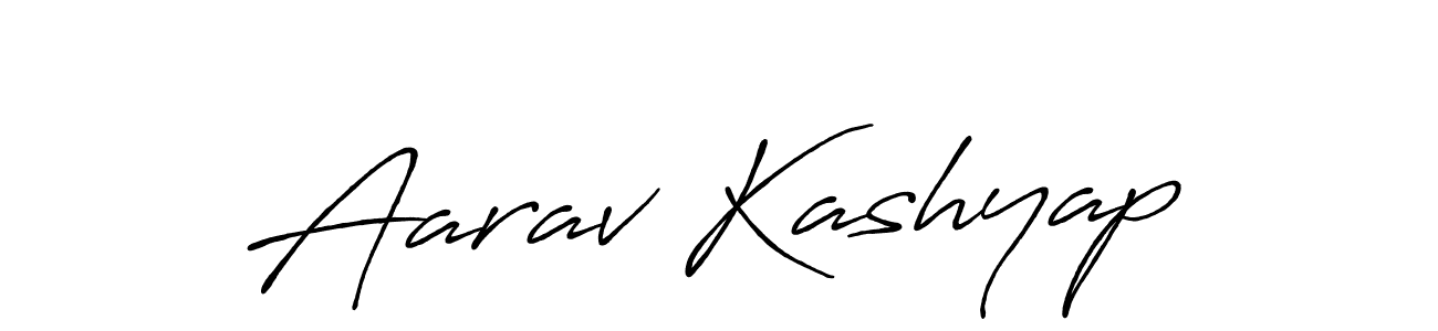 Design your own signature with our free online signature maker. With this signature software, you can create a handwritten (Antro_Vectra_Bolder) signature for name Aarav Kashyap. Aarav Kashyap signature style 7 images and pictures png