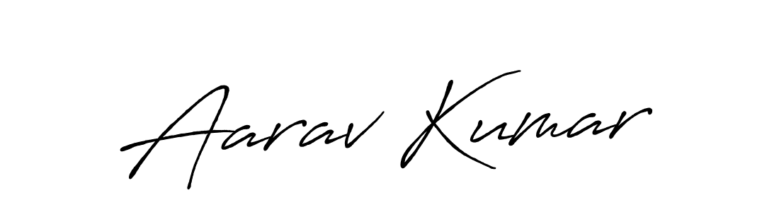 How to make Aarav Kumar signature? Antro_Vectra_Bolder is a professional autograph style. Create handwritten signature for Aarav Kumar name. Aarav Kumar signature style 7 images and pictures png