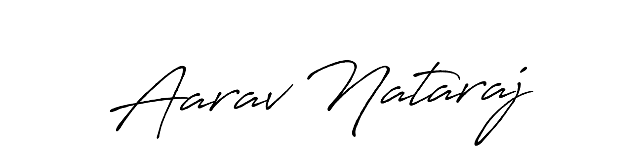 Also we have Aarav Nataraj name is the best signature style. Create professional handwritten signature collection using Antro_Vectra_Bolder autograph style. Aarav Nataraj signature style 7 images and pictures png