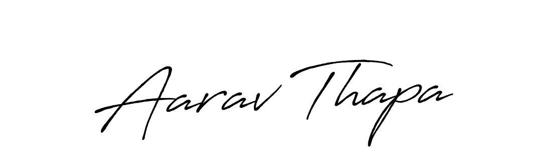 Make a beautiful signature design for name Aarav Thapa. Use this online signature maker to create a handwritten signature for free. Aarav Thapa signature style 7 images and pictures png