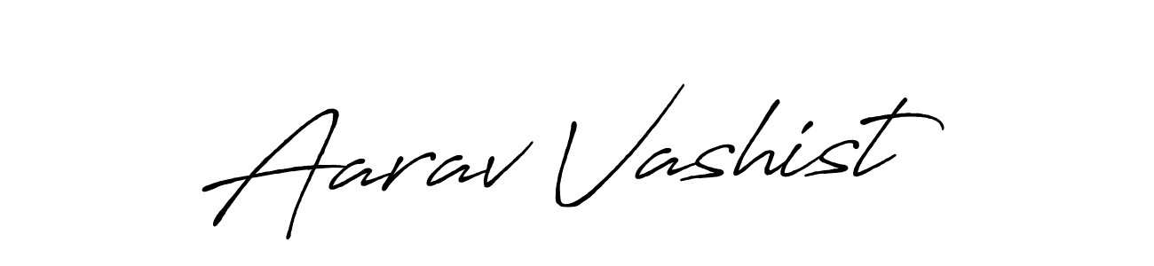 Also we have Aarav Vashist name is the best signature style. Create professional handwritten signature collection using Antro_Vectra_Bolder autograph style. Aarav Vashist signature style 7 images and pictures png