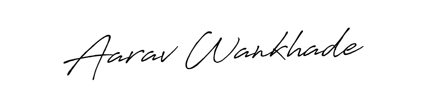 Here are the top 10 professional signature styles for the name Aarav Wankhade. These are the best autograph styles you can use for your name. Aarav Wankhade signature style 7 images and pictures png