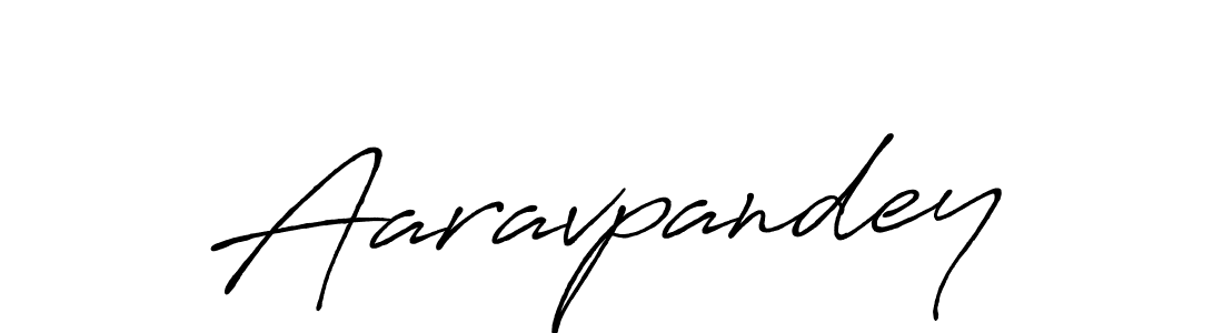 Make a beautiful signature design for name Aaravpandey. With this signature (Antro_Vectra_Bolder) style, you can create a handwritten signature for free. Aaravpandey signature style 7 images and pictures png