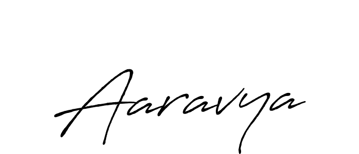 Create a beautiful signature design for name Aaravya. With this signature (Antro_Vectra_Bolder) fonts, you can make a handwritten signature for free. Aaravya signature style 7 images and pictures png