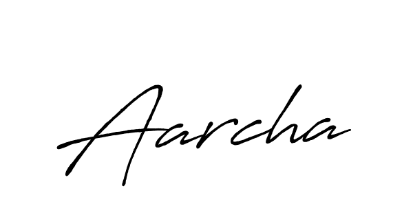 Make a beautiful signature design for name Aarcha. Use this online signature maker to create a handwritten signature for free. Aarcha signature style 7 images and pictures png