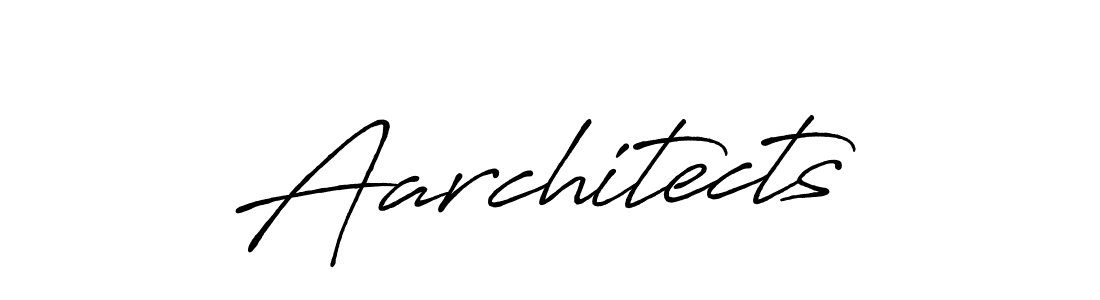 Make a beautiful signature design for name Aarchitects. Use this online signature maker to create a handwritten signature for free. Aarchitects signature style 7 images and pictures png