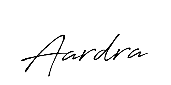 How to make Aardra name signature. Use Antro_Vectra_Bolder style for creating short signs online. This is the latest handwritten sign. Aardra signature style 7 images and pictures png