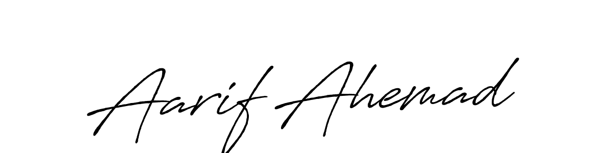 It looks lik you need a new signature style for name Aarif Ahemad. Design unique handwritten (Antro_Vectra_Bolder) signature with our free signature maker in just a few clicks. Aarif Ahemad signature style 7 images and pictures png