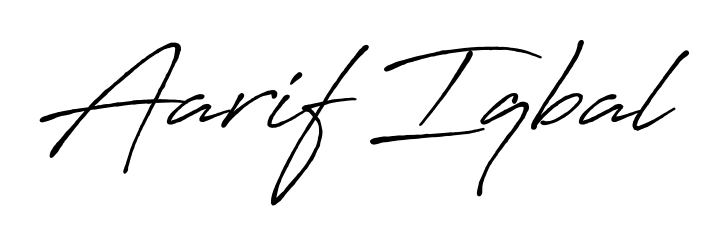 How to Draw Aarif Iqbal signature style? Antro_Vectra_Bolder is a latest design signature styles for name Aarif Iqbal. Aarif Iqbal signature style 7 images and pictures png