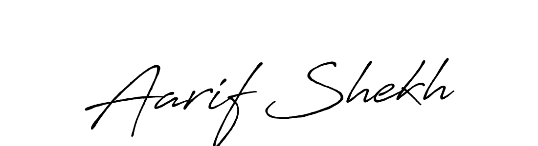 Also You can easily find your signature by using the search form. We will create Aarif Shekh name handwritten signature images for you free of cost using Antro_Vectra_Bolder sign style. Aarif Shekh signature style 7 images and pictures png