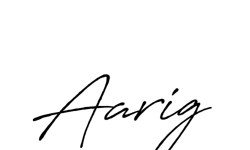 Design your own signature with our free online signature maker. With this signature software, you can create a handwritten (Antro_Vectra_Bolder) signature for name Aarig. Aarig signature style 7 images and pictures png