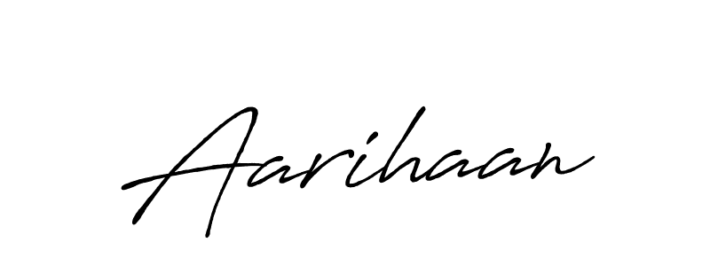 Also You can easily find your signature by using the search form. We will create Aarihaan name handwritten signature images for you free of cost using Antro_Vectra_Bolder sign style. Aarihaan signature style 7 images and pictures png