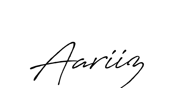 How to make Aariiz signature? Antro_Vectra_Bolder is a professional autograph style. Create handwritten signature for Aariiz name. Aariiz signature style 7 images and pictures png