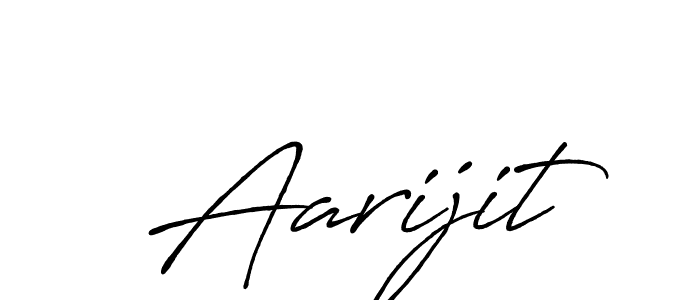 Aarijit stylish signature style. Best Handwritten Sign (Antro_Vectra_Bolder) for my name. Handwritten Signature Collection Ideas for my name Aarijit. Aarijit signature style 7 images and pictures png