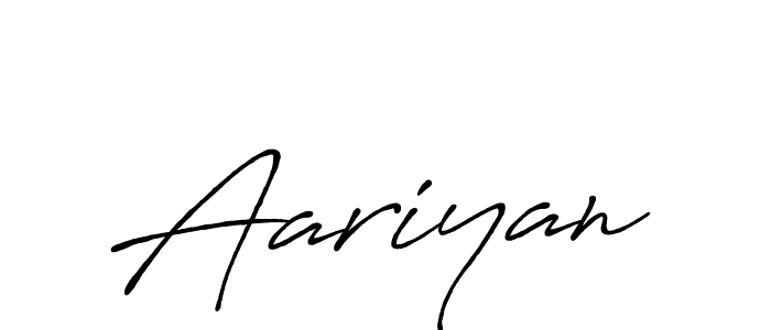 Also we have Aariyan name is the best signature style. Create professional handwritten signature collection using Antro_Vectra_Bolder autograph style. Aariyan signature style 7 images and pictures png