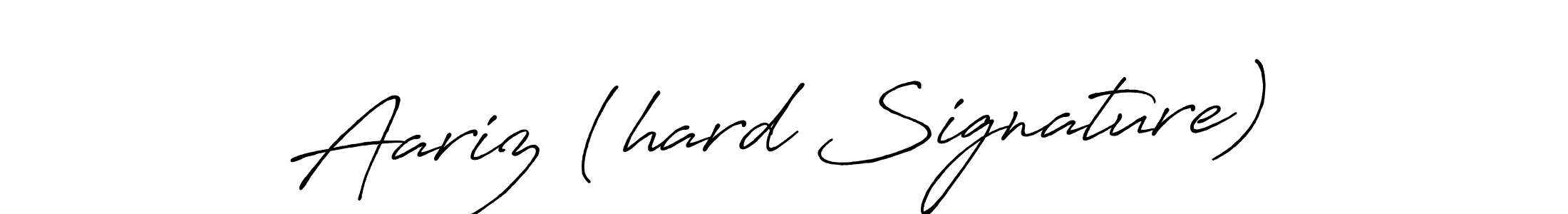 This is the best signature style for the Aariz (hard Signature) name. Also you like these signature font (Antro_Vectra_Bolder). Mix name signature. Aariz (hard Signature) signature style 7 images and pictures png