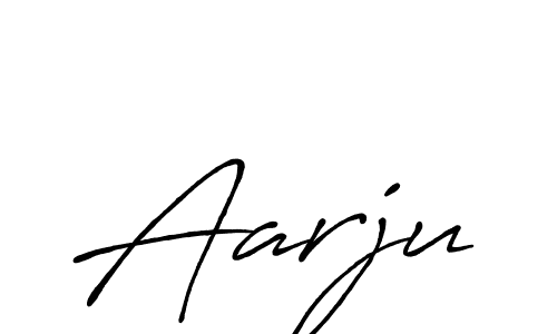 if you are searching for the best signature style for your name Aarju. so please give up your signature search. here we have designed multiple signature styles  using Antro_Vectra_Bolder. Aarju signature style 7 images and pictures png