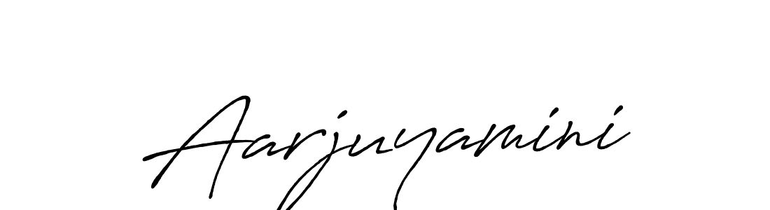 Make a short Aarjuyamini signature style. Manage your documents anywhere anytime using Antro_Vectra_Bolder. Create and add eSignatures, submit forms, share and send files easily. Aarjuyamini signature style 7 images and pictures png