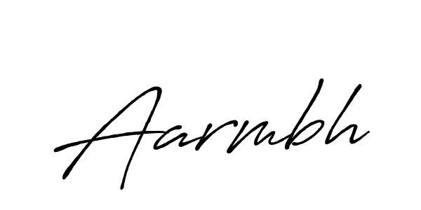 Create a beautiful signature design for name Aarmbh. With this signature (Antro_Vectra_Bolder) fonts, you can make a handwritten signature for free. Aarmbh signature style 7 images and pictures png