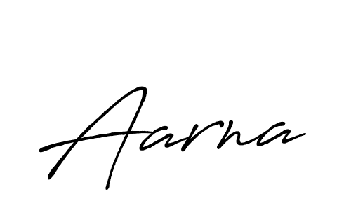 Aarna stylish signature style. Best Handwritten Sign (Antro_Vectra_Bolder) for my name. Handwritten Signature Collection Ideas for my name Aarna. Aarna signature style 7 images and pictures png