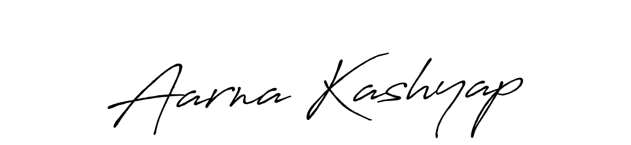Antro_Vectra_Bolder is a professional signature style that is perfect for those who want to add a touch of class to their signature. It is also a great choice for those who want to make their signature more unique. Get Aarna Kashyap name to fancy signature for free. Aarna Kashyap signature style 7 images and pictures png