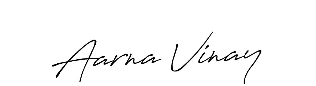 Similarly Antro_Vectra_Bolder is the best handwritten signature design. Signature creator online .You can use it as an online autograph creator for name Aarna Vinay. Aarna Vinay signature style 7 images and pictures png