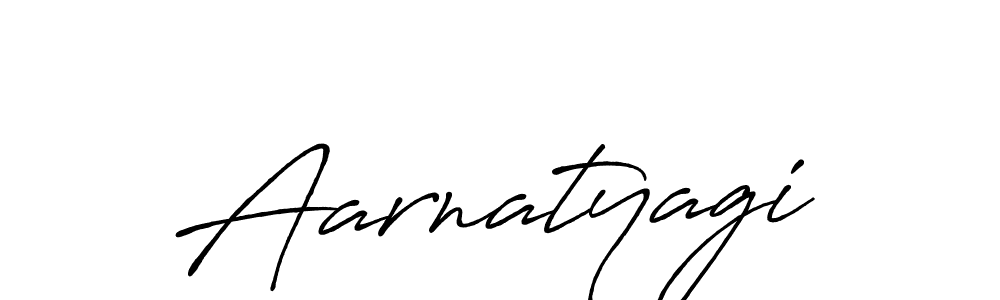 Use a signature maker to create a handwritten signature online. With this signature software, you can design (Antro_Vectra_Bolder) your own signature for name Aarnatyagi. Aarnatyagi signature style 7 images and pictures png