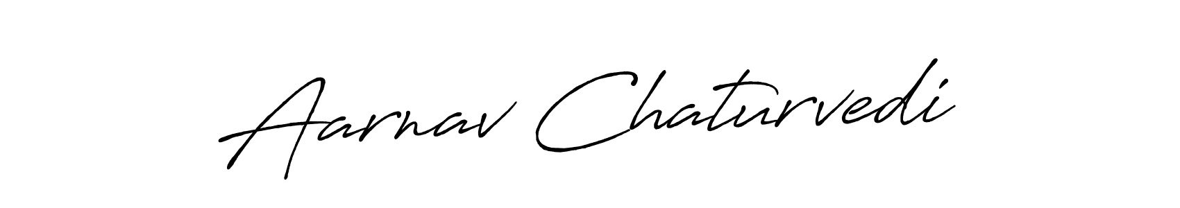 Make a beautiful signature design for name Aarnav Chaturvedi. With this signature (Antro_Vectra_Bolder) style, you can create a handwritten signature for free. Aarnav Chaturvedi signature style 7 images and pictures png