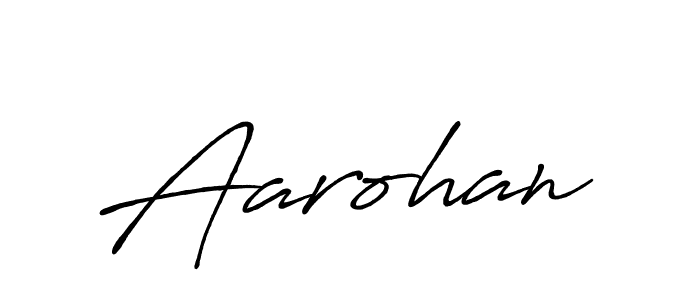 Design your own signature with our free online signature maker. With this signature software, you can create a handwritten (Antro_Vectra_Bolder) signature for name Aarohan. Aarohan signature style 7 images and pictures png