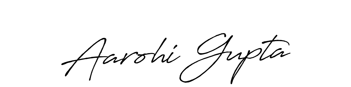 This is the best signature style for the Aarohi Gupta name. Also you like these signature font (Antro_Vectra_Bolder). Mix name signature. Aarohi Gupta signature style 7 images and pictures png