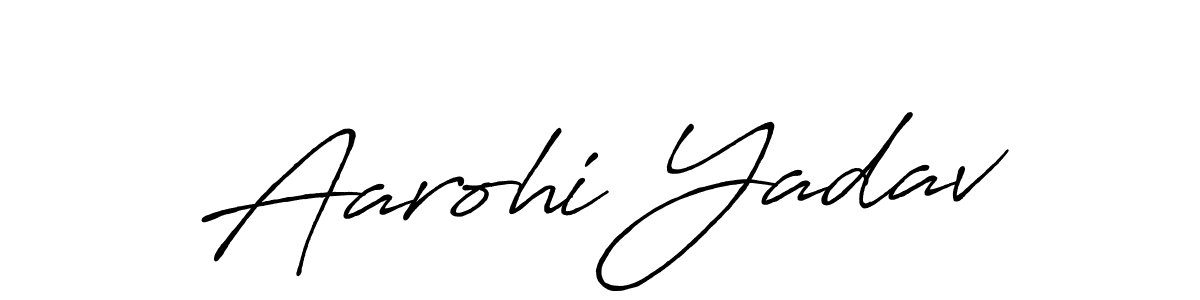 Once you've used our free online signature maker to create your best signature Antro_Vectra_Bolder style, it's time to enjoy all of the benefits that Aarohi Yadav name signing documents. Aarohi Yadav signature style 7 images and pictures png