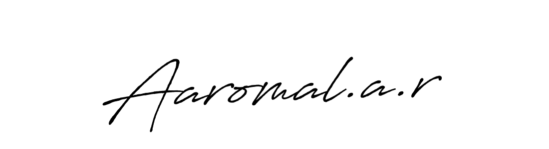 You should practise on your own different ways (Antro_Vectra_Bolder) to write your name (Aaromal.a.r) in signature. don't let someone else do it for you. Aaromal.a.r signature style 7 images and pictures png