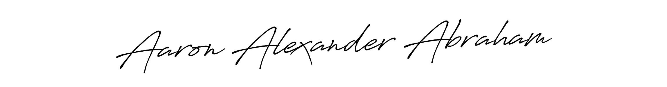 Antro_Vectra_Bolder is a professional signature style that is perfect for those who want to add a touch of class to their signature. It is also a great choice for those who want to make their signature more unique. Get Aaron Alexander Abraham name to fancy signature for free. Aaron Alexander Abraham signature style 7 images and pictures png