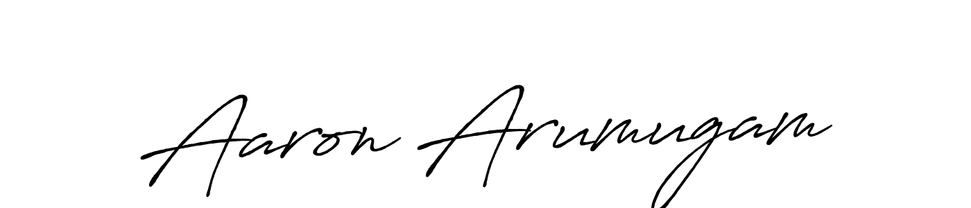 Use a signature maker to create a handwritten signature online. With this signature software, you can design (Antro_Vectra_Bolder) your own signature for name Aaron Arumugam. Aaron Arumugam signature style 7 images and pictures png
