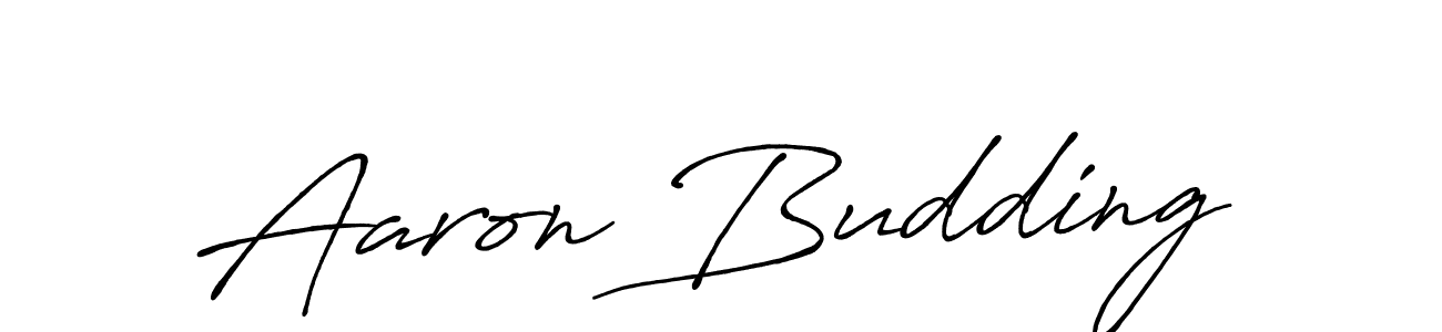 Also You can easily find your signature by using the search form. We will create Aaron Budding name handwritten signature images for you free of cost using Antro_Vectra_Bolder sign style. Aaron Budding signature style 7 images and pictures png