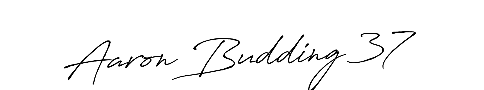 Similarly Antro_Vectra_Bolder is the best handwritten signature design. Signature creator online .You can use it as an online autograph creator for name Aaron Budding 37. Aaron Budding 37 signature style 7 images and pictures png