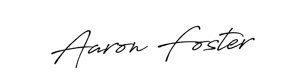 Once you've used our free online signature maker to create your best signature Antro_Vectra_Bolder style, it's time to enjoy all of the benefits that Aaron Foster name signing documents. Aaron Foster signature style 7 images and pictures png