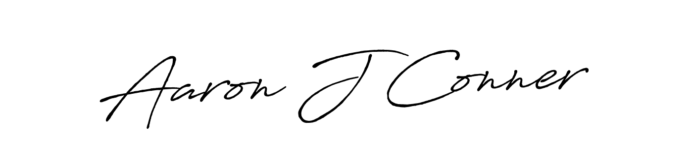 Also You can easily find your signature by using the search form. We will create Aaron J Conner name handwritten signature images for you free of cost using Antro_Vectra_Bolder sign style. Aaron J Conner signature style 7 images and pictures png