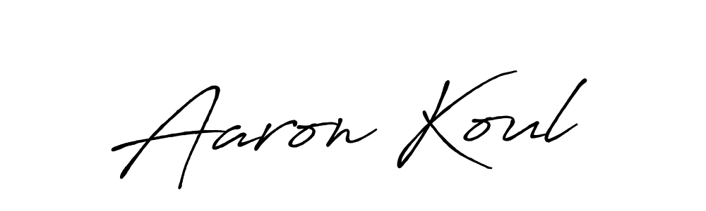 It looks lik you need a new signature style for name Aaron Koul. Design unique handwritten (Antro_Vectra_Bolder) signature with our free signature maker in just a few clicks. Aaron Koul signature style 7 images and pictures png