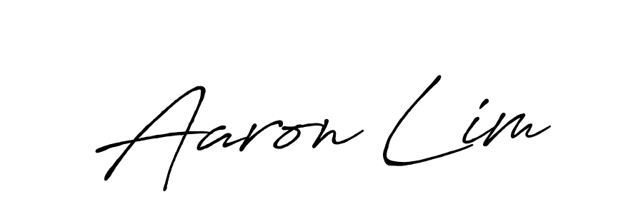 Also we have Aaron Lim name is the best signature style. Create professional handwritten signature collection using Antro_Vectra_Bolder autograph style. Aaron Lim signature style 7 images and pictures png