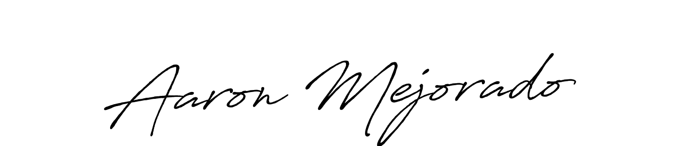 The best way (Antro_Vectra_Bolder) to make a short signature is to pick only two or three words in your name. The name Aaron Mejorado include a total of six letters. For converting this name. Aaron Mejorado signature style 7 images and pictures png