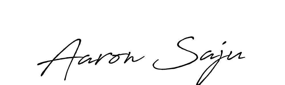 It looks lik you need a new signature style for name Aaron Saju. Design unique handwritten (Antro_Vectra_Bolder) signature with our free signature maker in just a few clicks. Aaron Saju signature style 7 images and pictures png