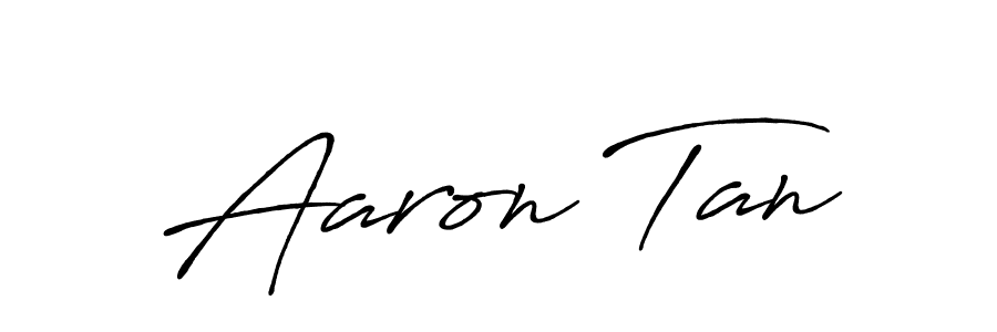 It looks lik you need a new signature style for name Aaron Tan. Design unique handwritten (Antro_Vectra_Bolder) signature with our free signature maker in just a few clicks. Aaron Tan signature style 7 images and pictures png