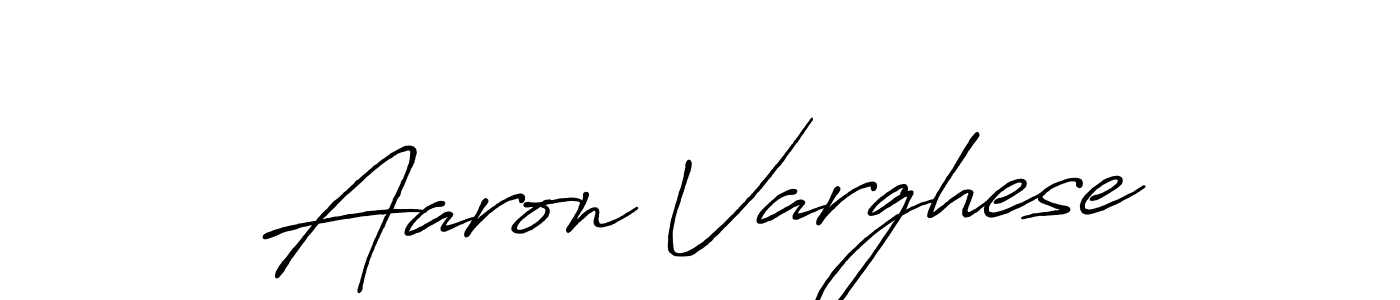 Antro_Vectra_Bolder is a professional signature style that is perfect for those who want to add a touch of class to their signature. It is also a great choice for those who want to make their signature more unique. Get Aaron Varghese name to fancy signature for free. Aaron Varghese signature style 7 images and pictures png